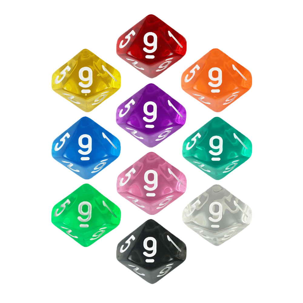 Board Game Digital - Gra planszowa D10 Kostki 10 szt.