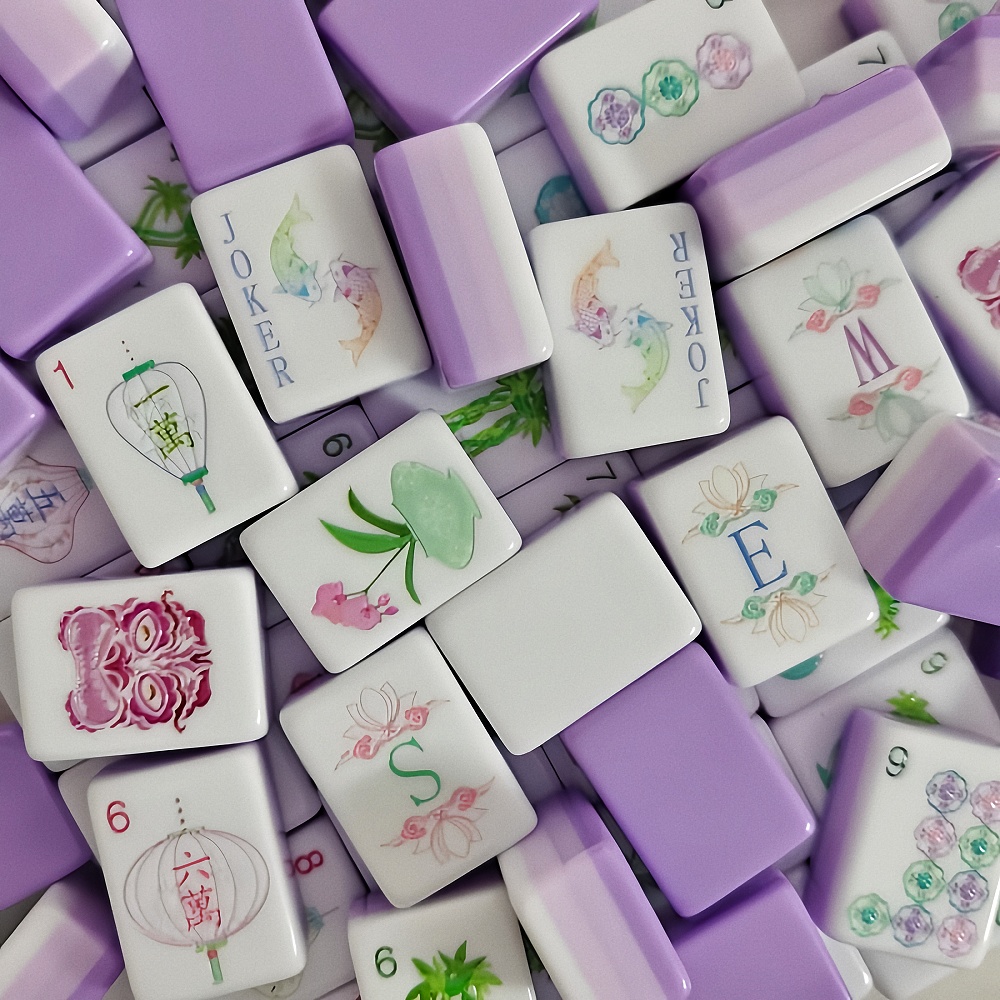 Board Game Mahjong - Przenośny amerykański zestaw do gry w