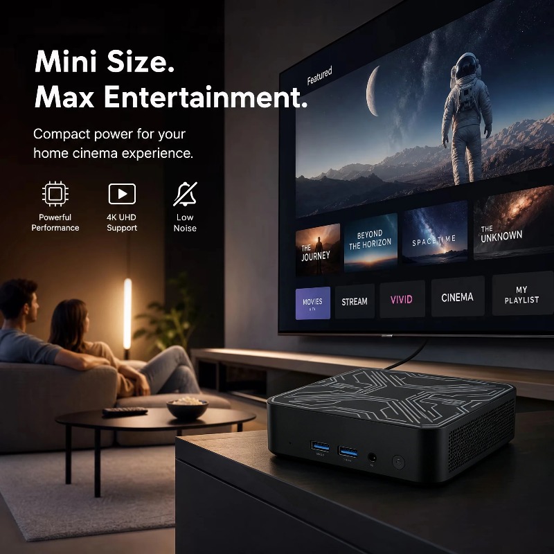 Nowy Mini PC Przenośny Intel C – Board Game Pc recenzja i cena