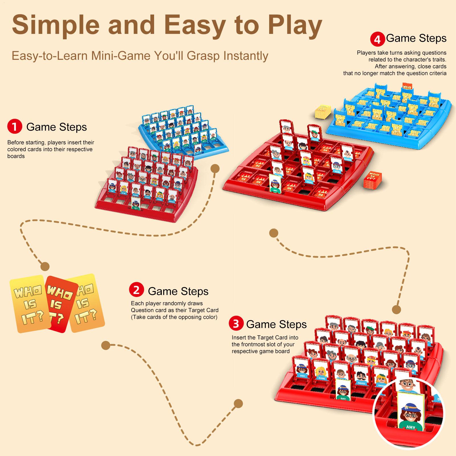 1 szt. Gra planszowa Zgadnij,  – Board Game Guess Who recenzja i cena