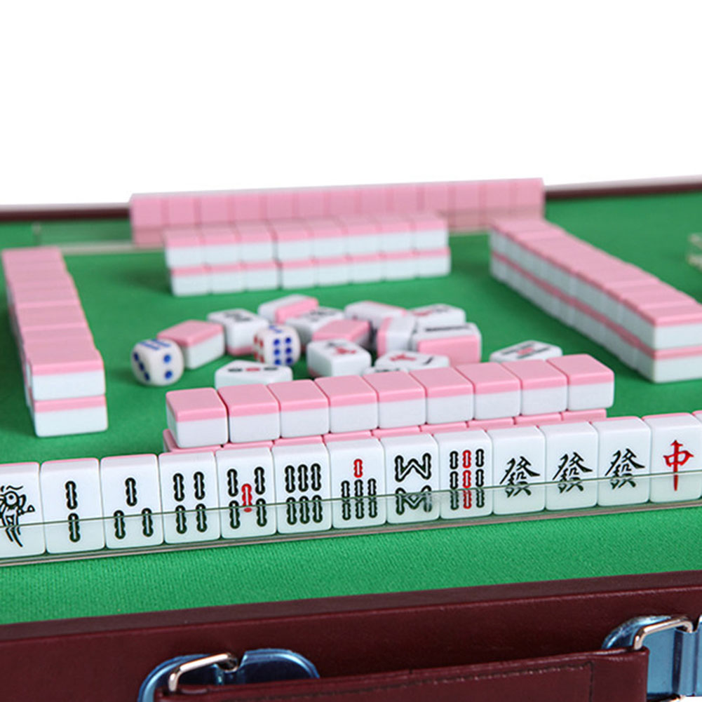 Przenośny Mini Zestaw Mahjong  – Board Game Mahjong recenzja i cena