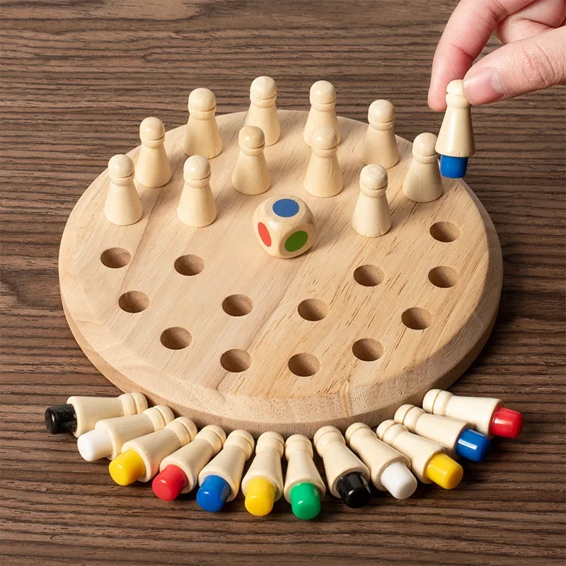 1 szt. Drewniana gra pamięciow – Board Game With Questions recenzja i cena