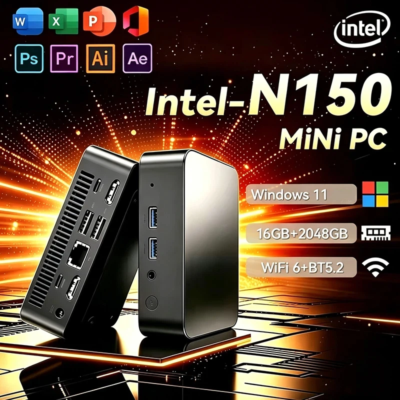 NOWY Mini PC Windows 11 Intel  – Board Game Pc recenzja i cena