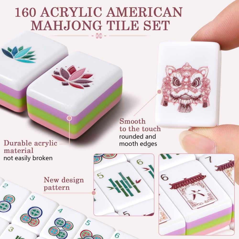 Czterowarstwowe akrylowe kafel – Board Game Mahjong recenzja i cena